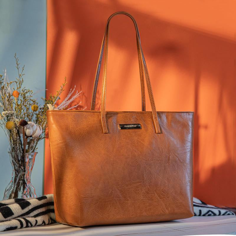 Montana West Tote Bags for Women Purses and Ladies Handbags Medium Size Shoulder Bags with Zipper