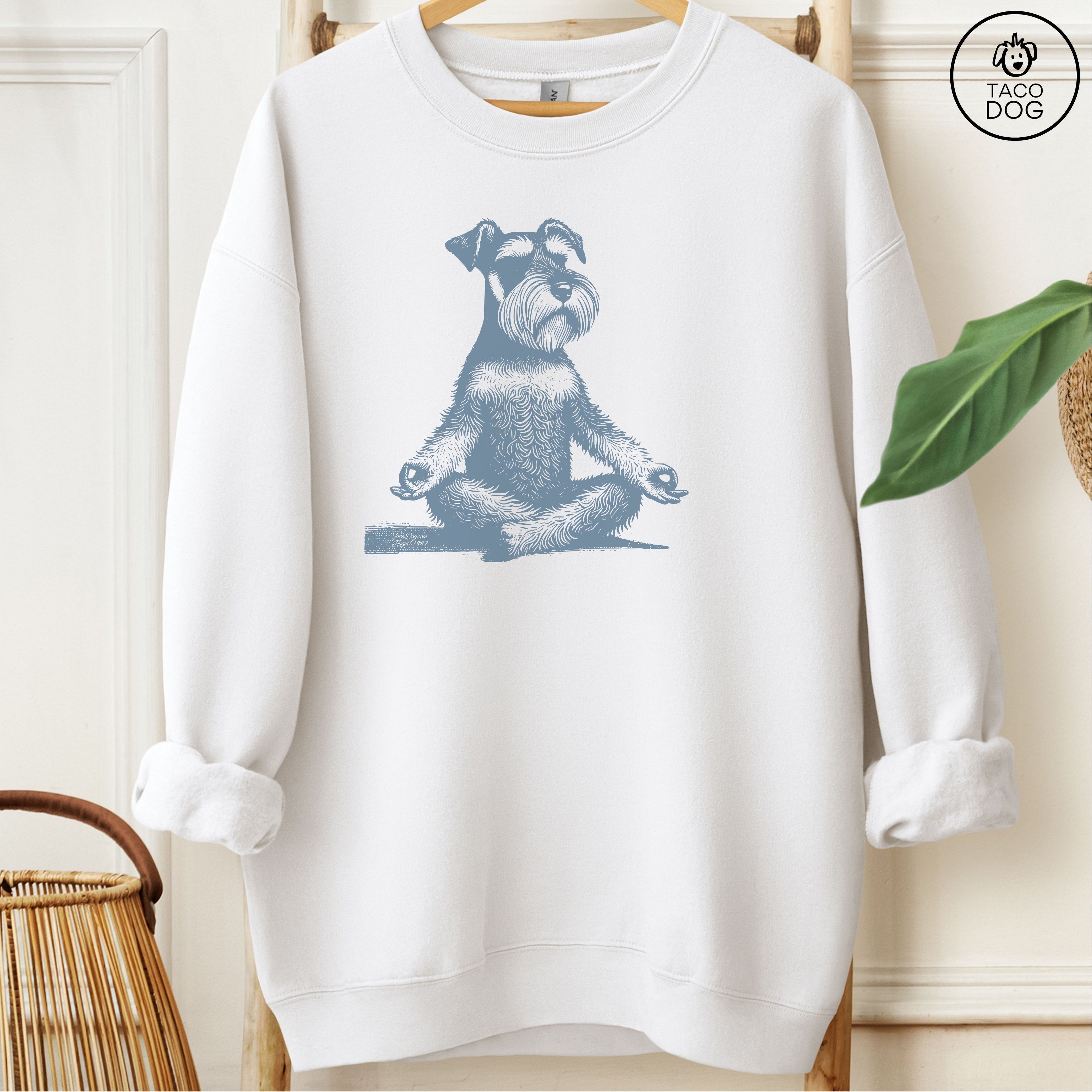 Schnauzer Meditate Yoga Sweatshirt