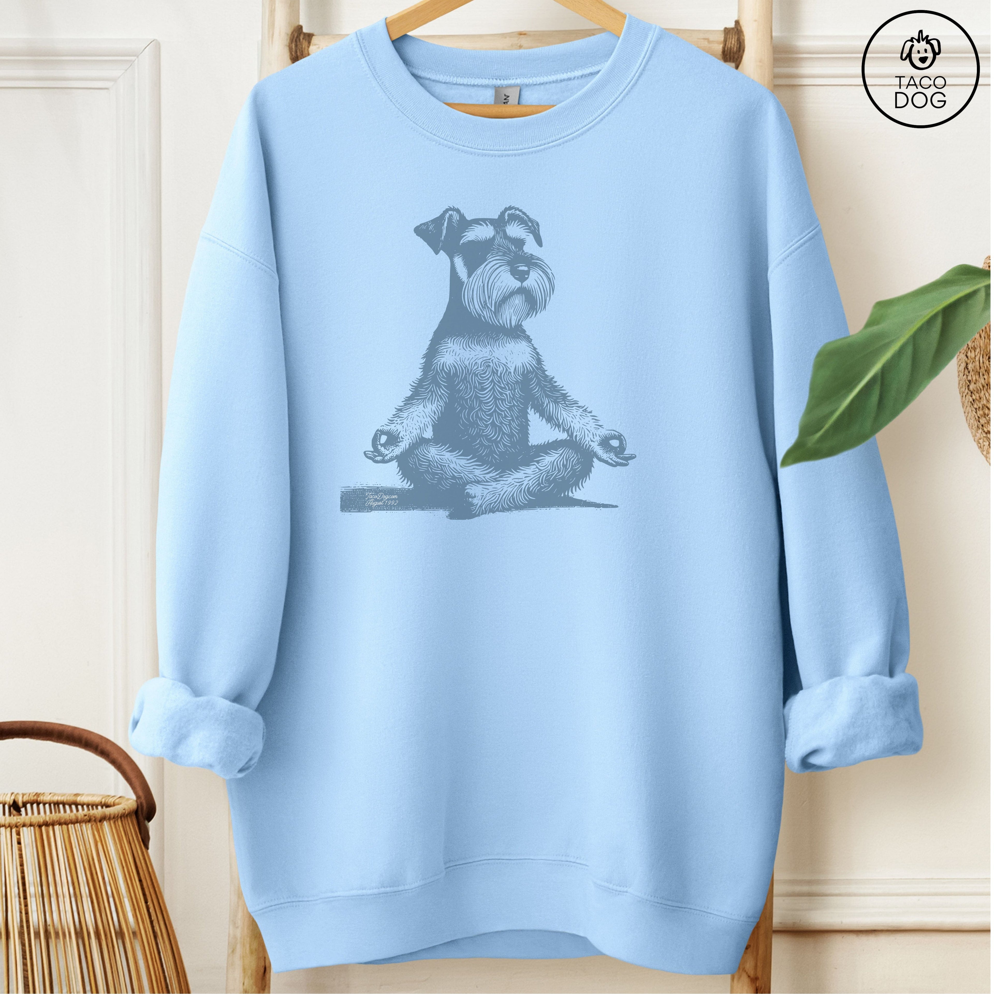 Schnauzer Meditate Yoga Sweatshirt