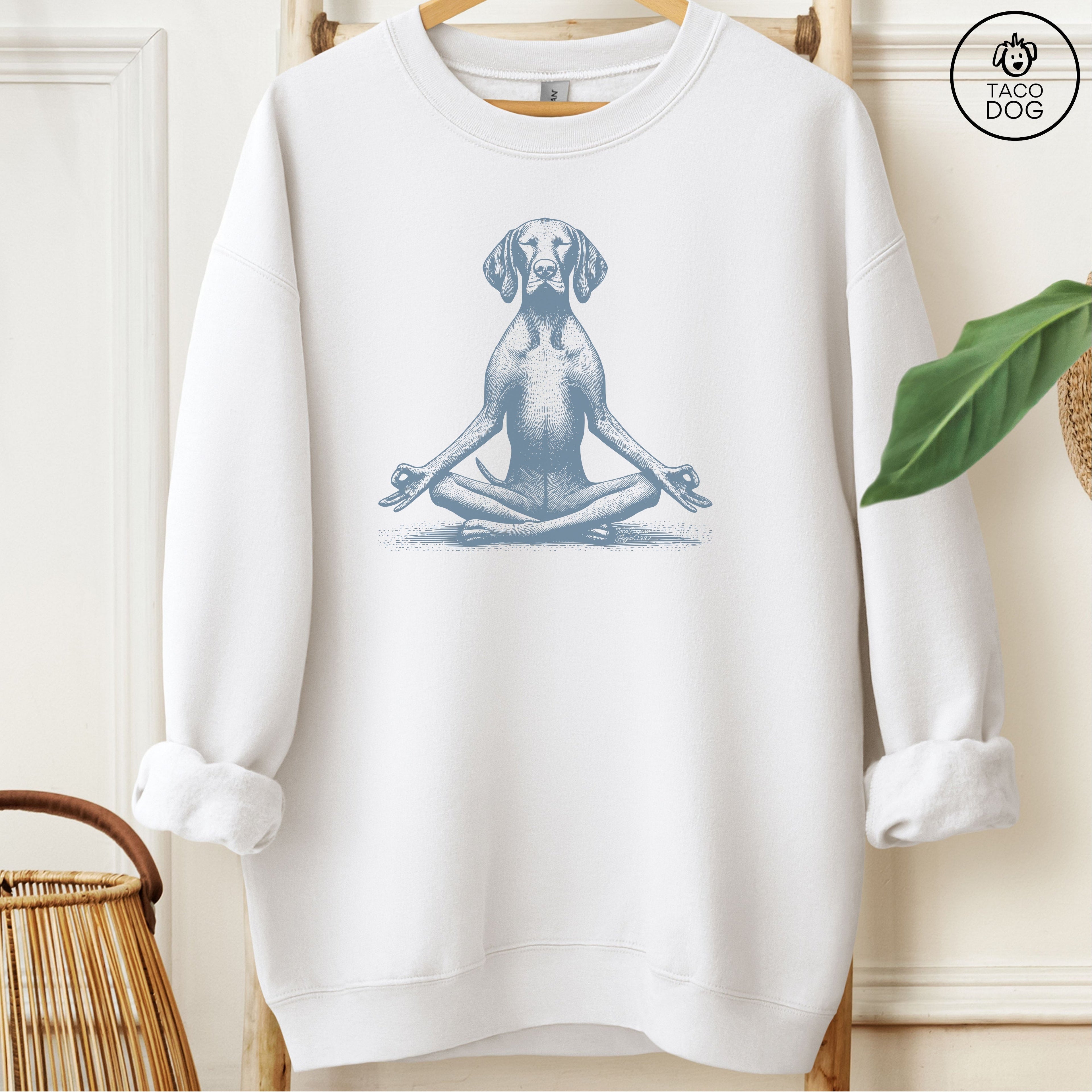 Vizsla Meditate Yoga Sweatshirt