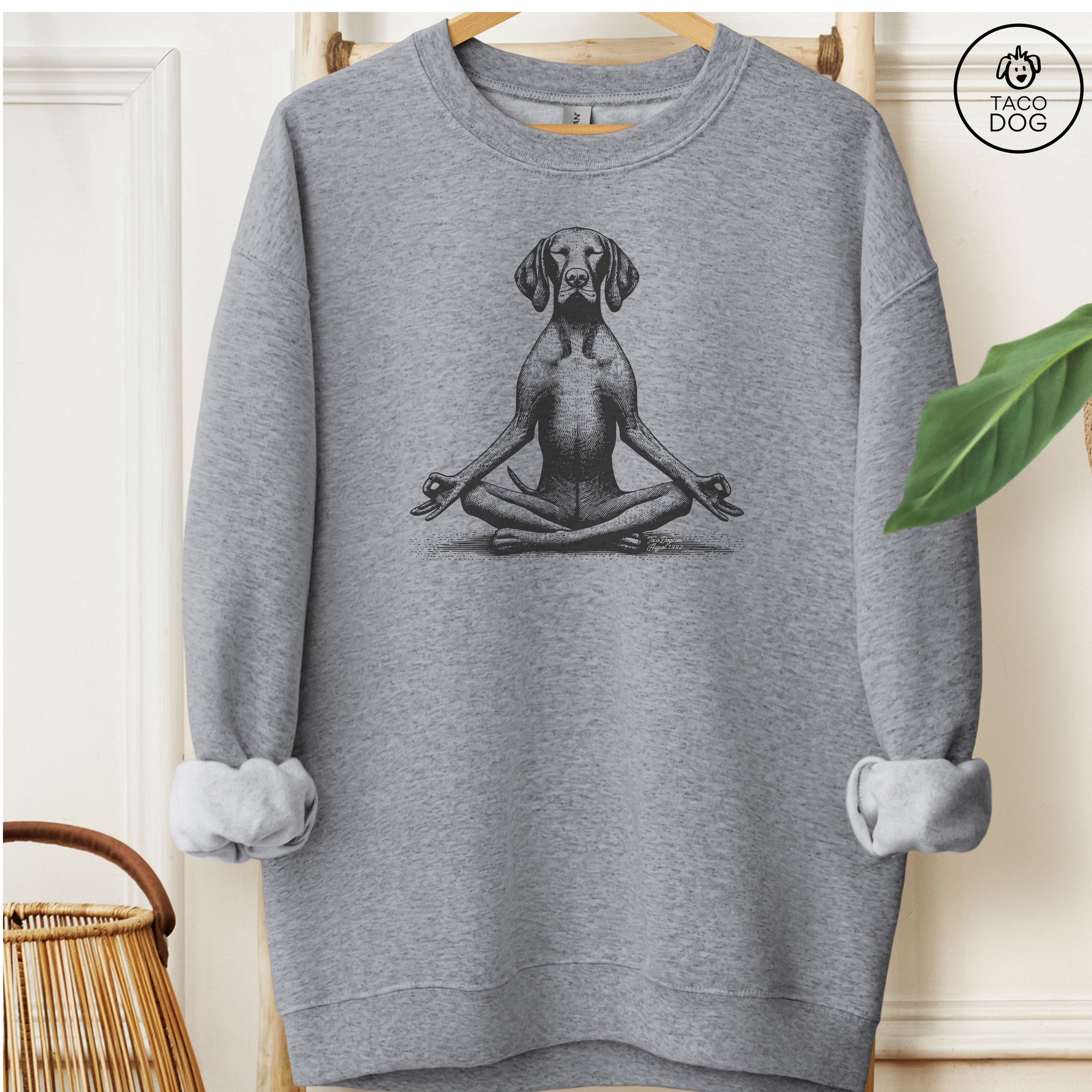 Vizsla Meditate Yoga Sweatshirt