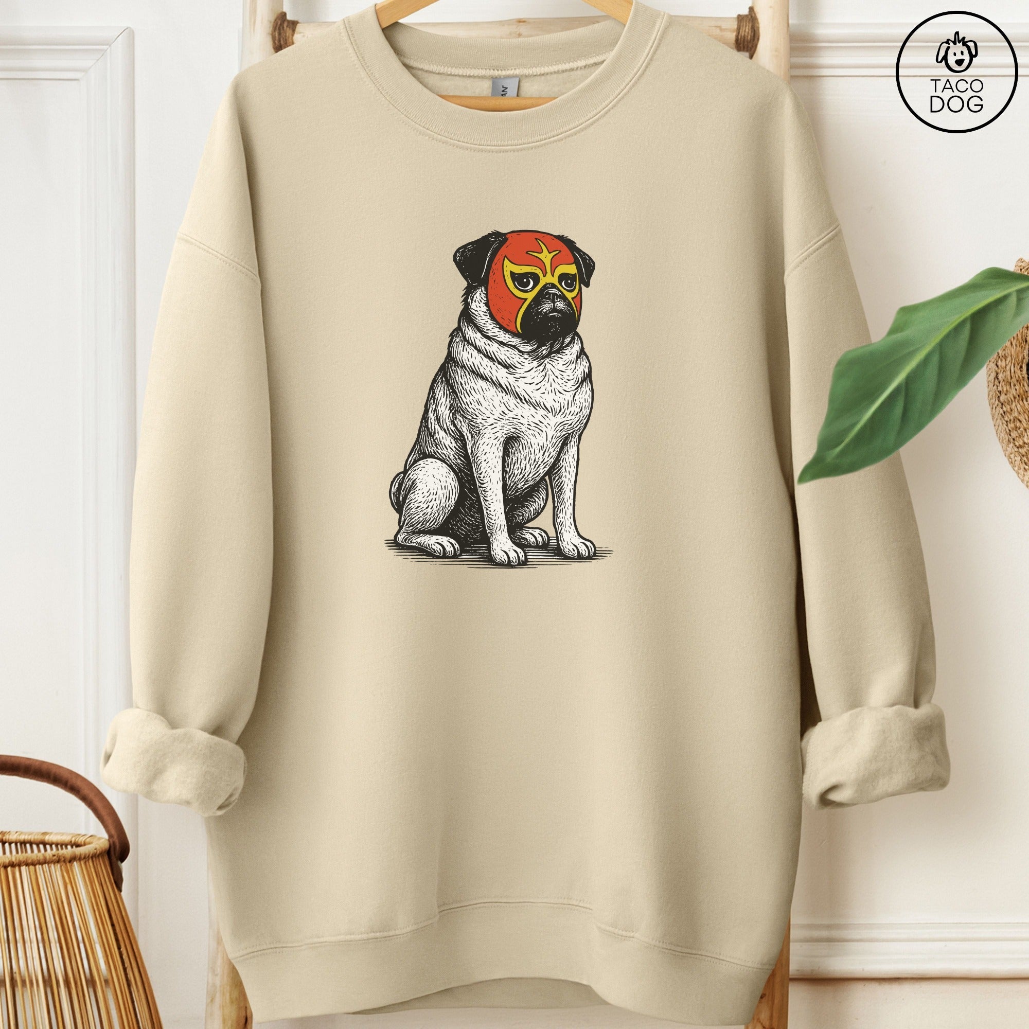 Pug Luchador Sweatshirt