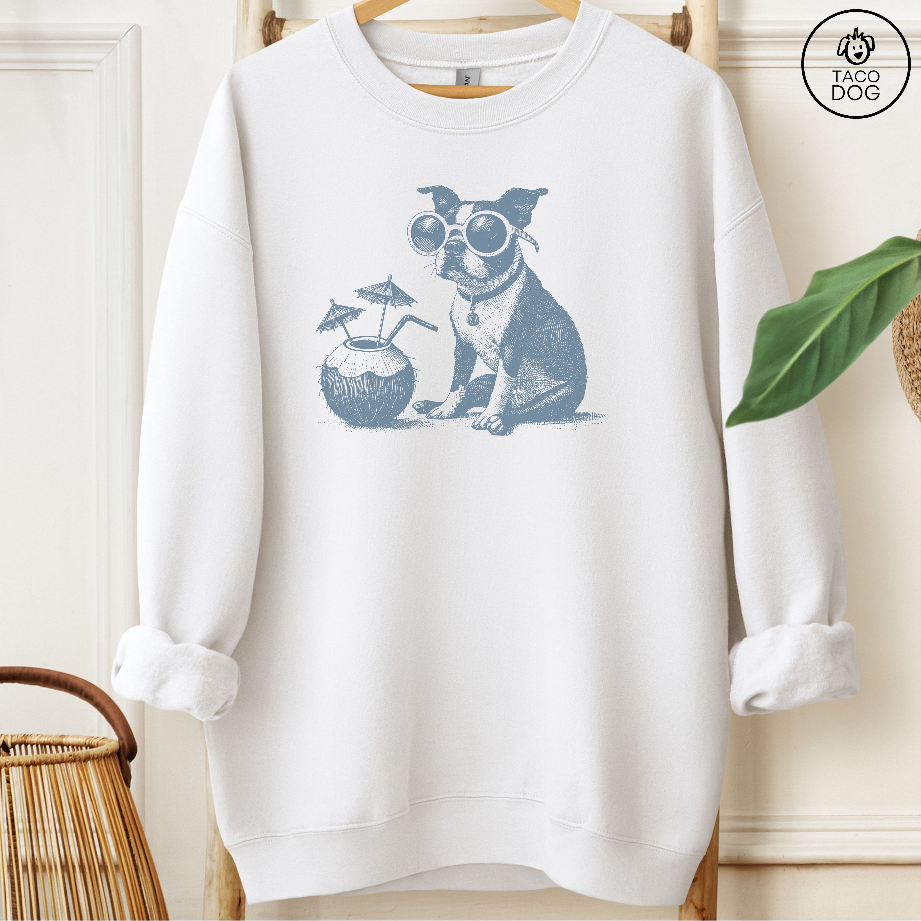 Boston Terrier Vacation Sweatshirt