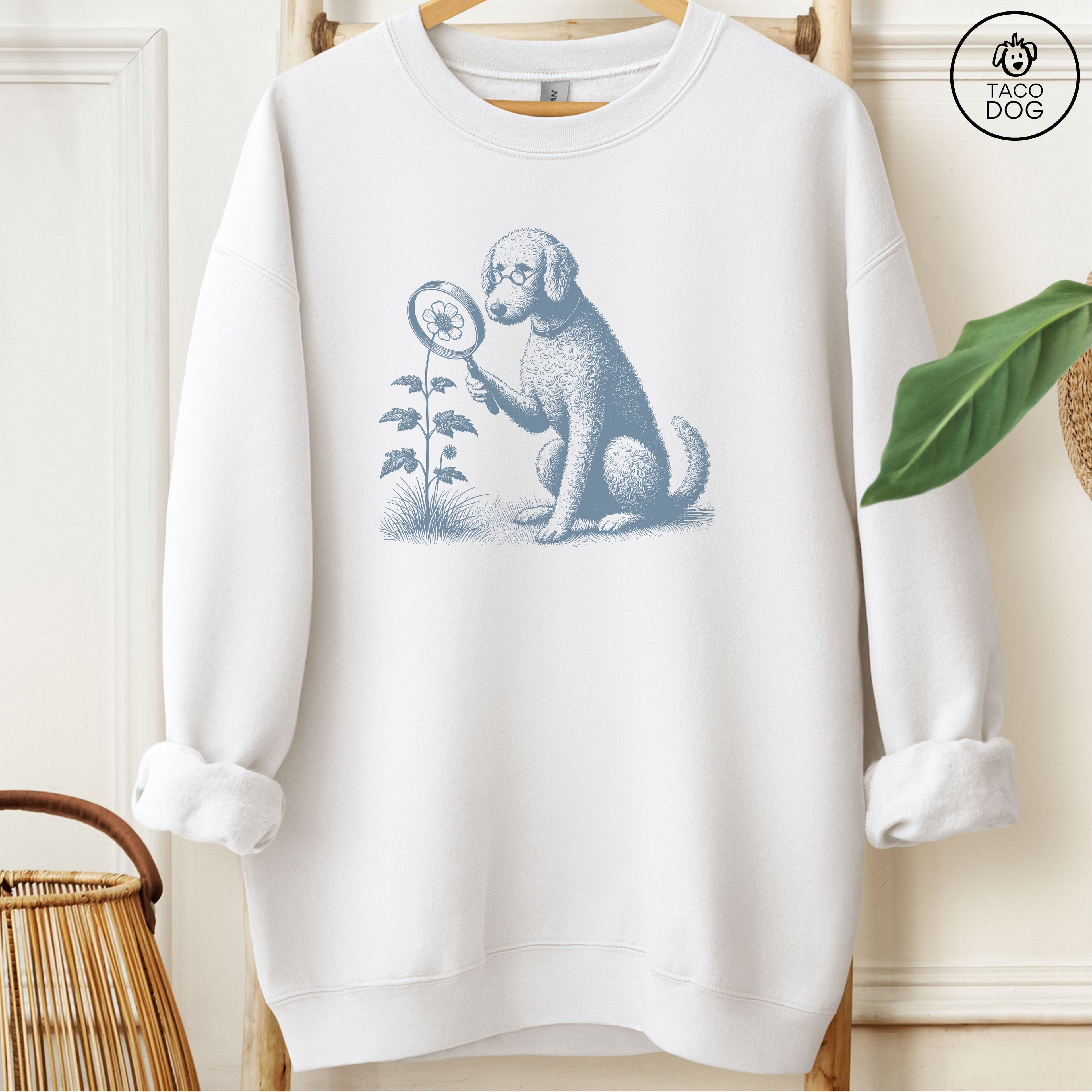 Doodle Botanist Flower Sweatshirt