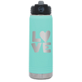Love 20 oz Water Bottle | Teal