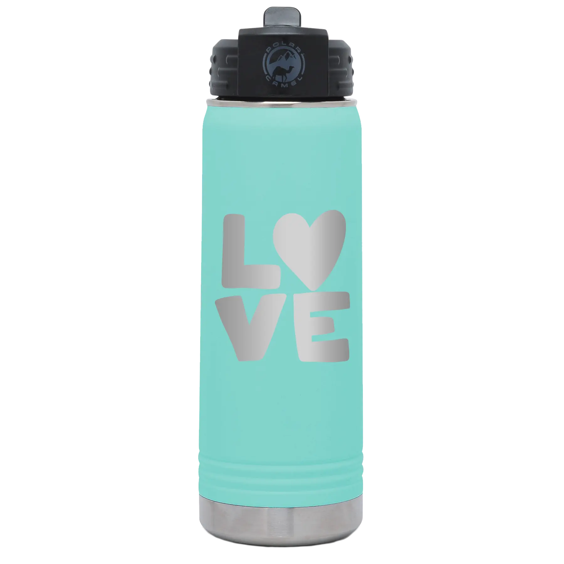 Love 20 oz Water Bottle | Teal