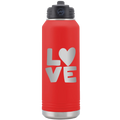 Love 32 oz Water Bottle | Red