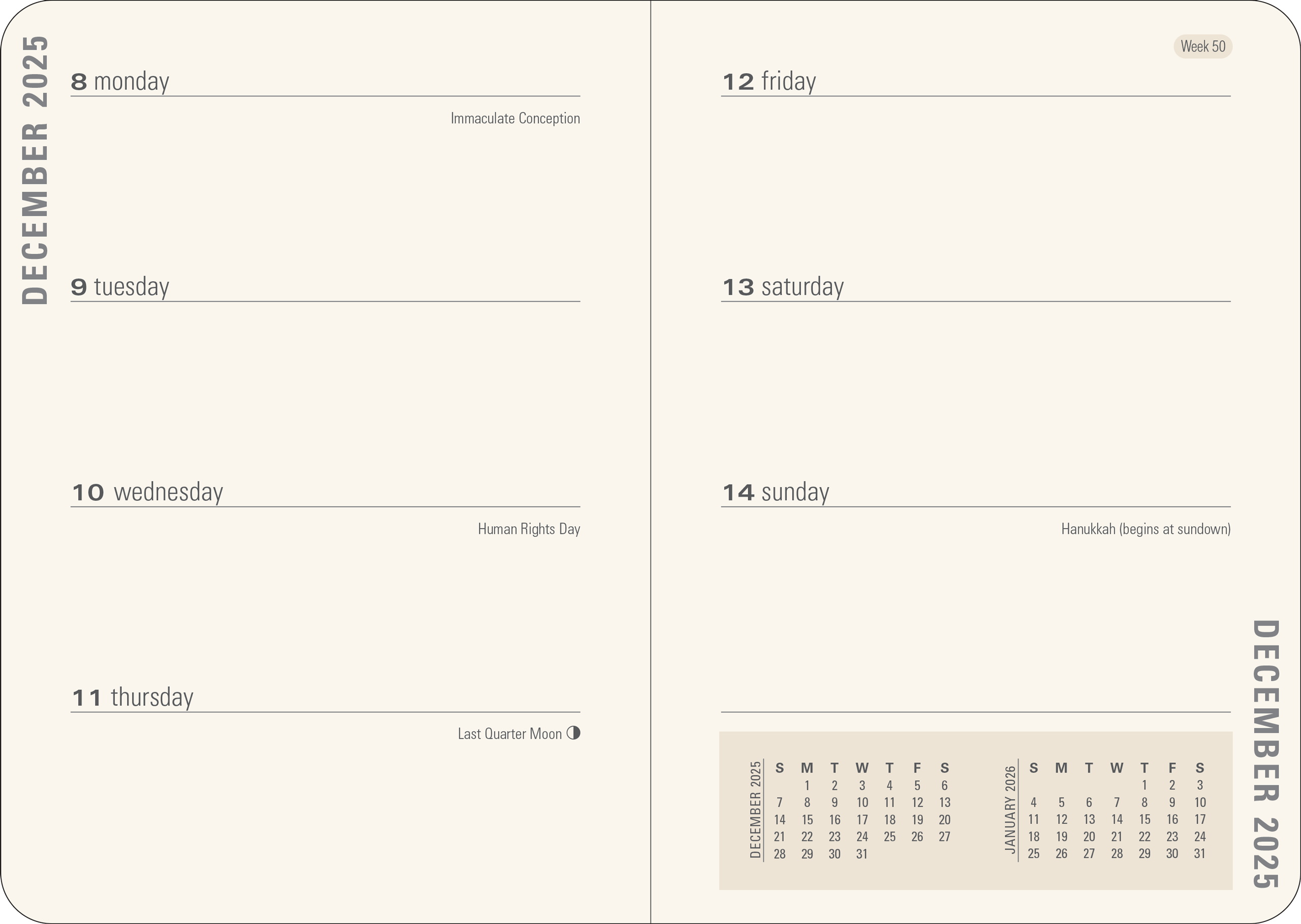 2026 Smarty Cats Weekly Planner