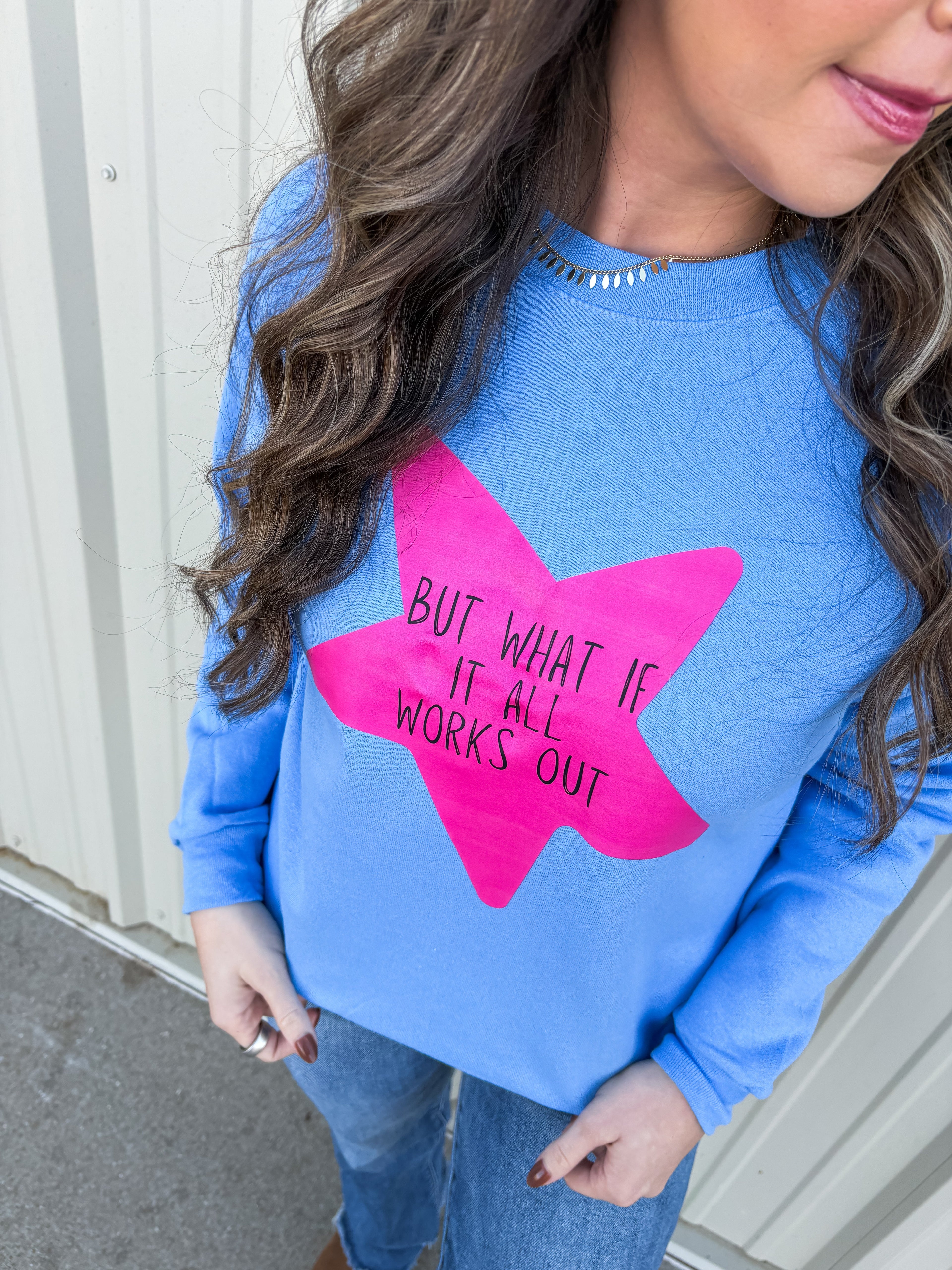 all works out sweatshirt
