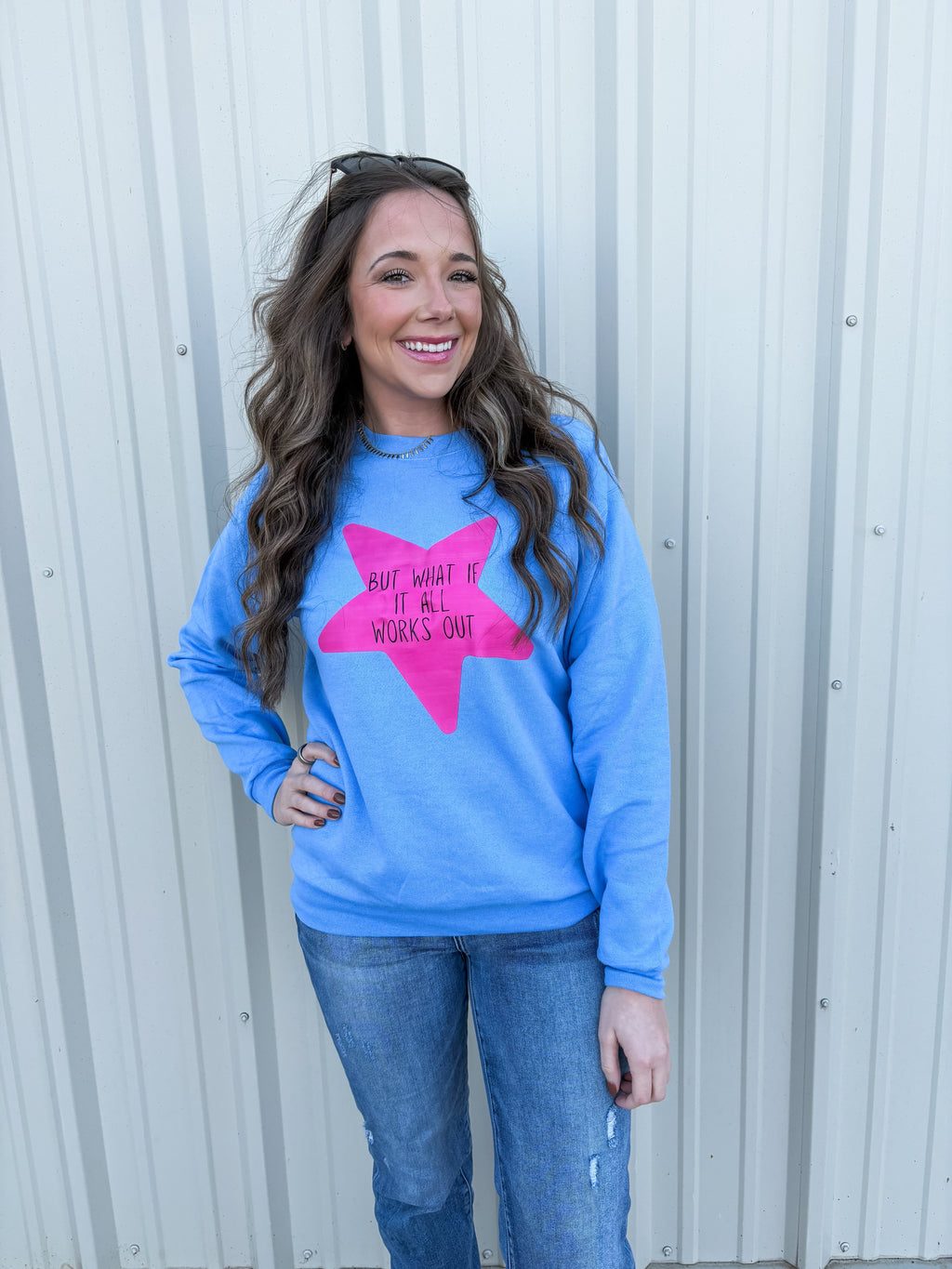 all works out sweatshirt
