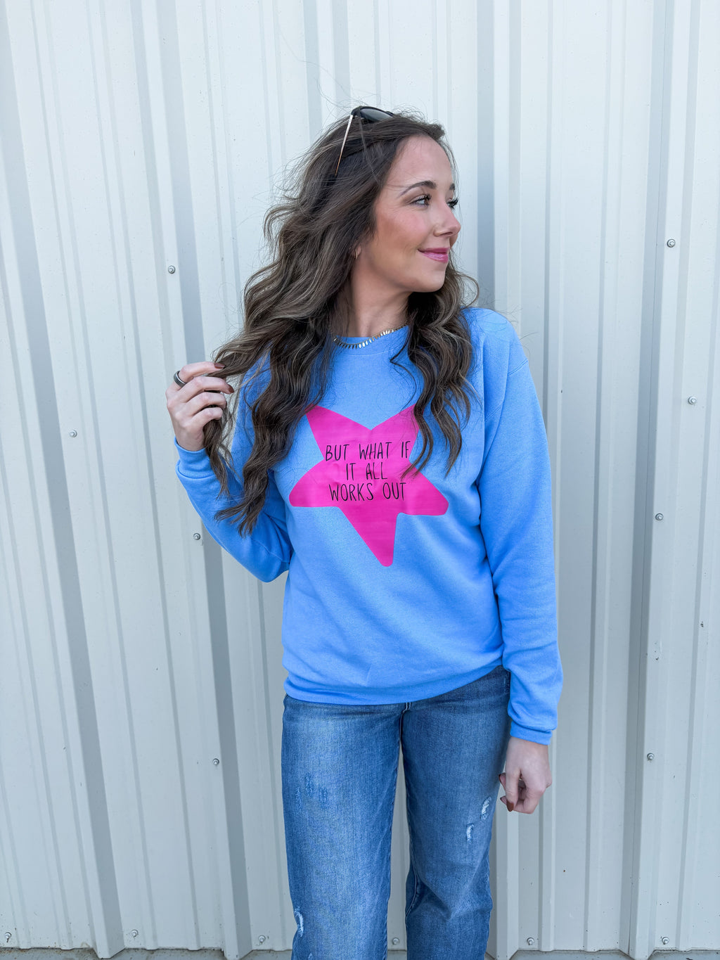 all works out sweatshirt