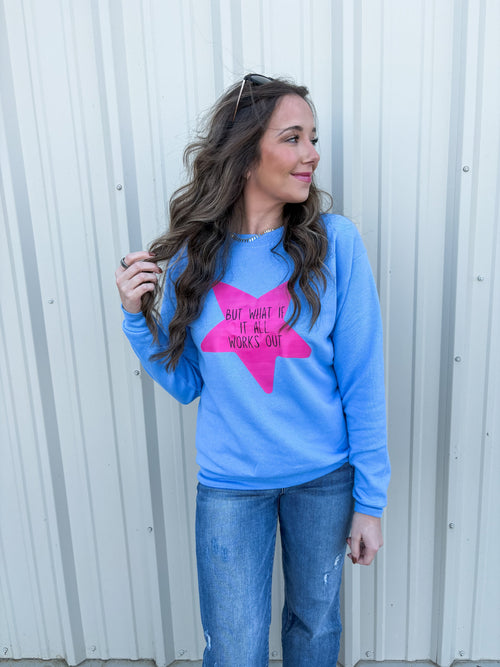 all works out sweatshirt