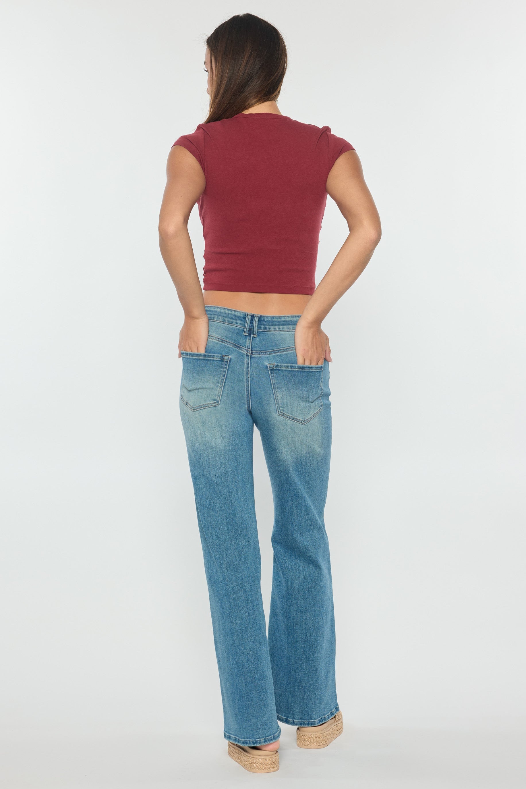 High Rise Wide Leg