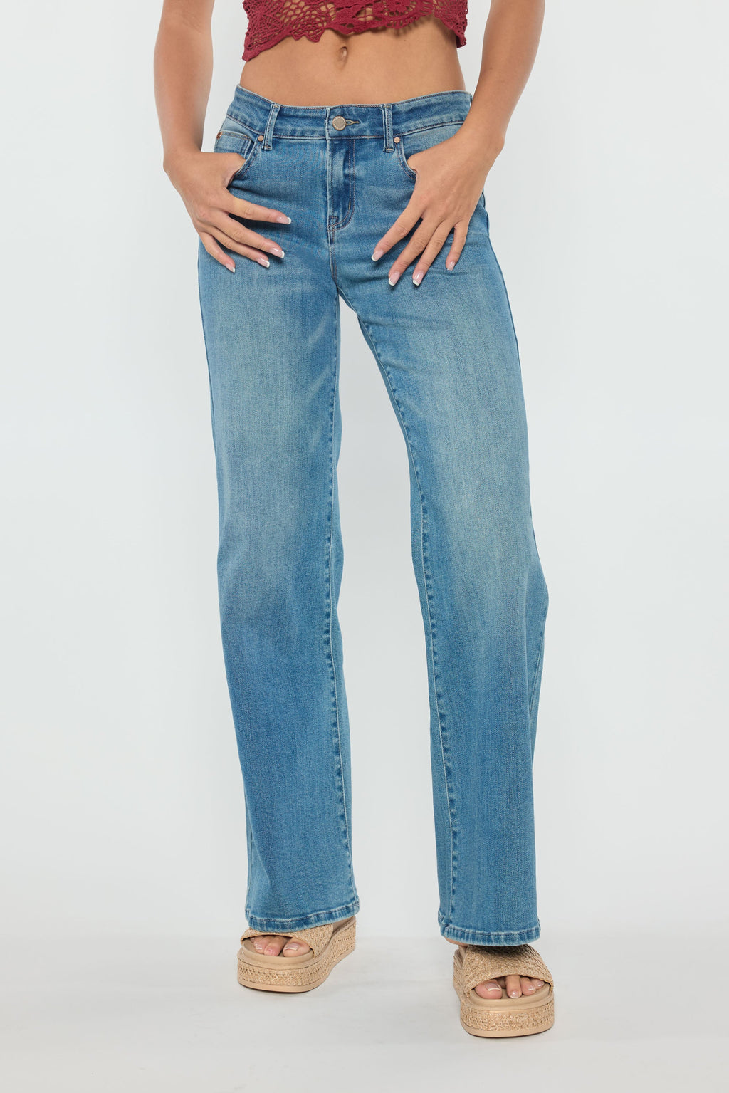 High Rise Wide Leg