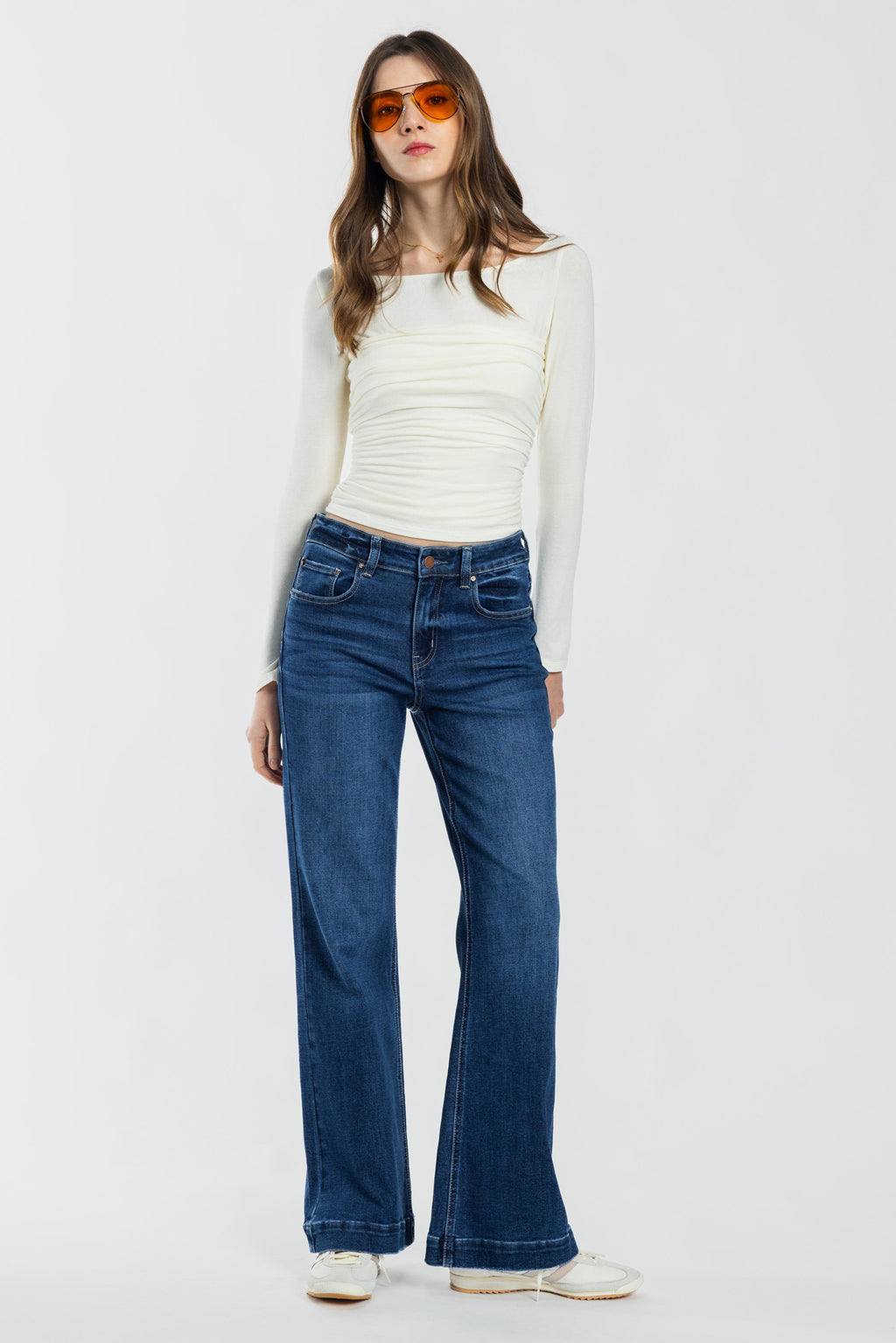 High Rise Wide Leg