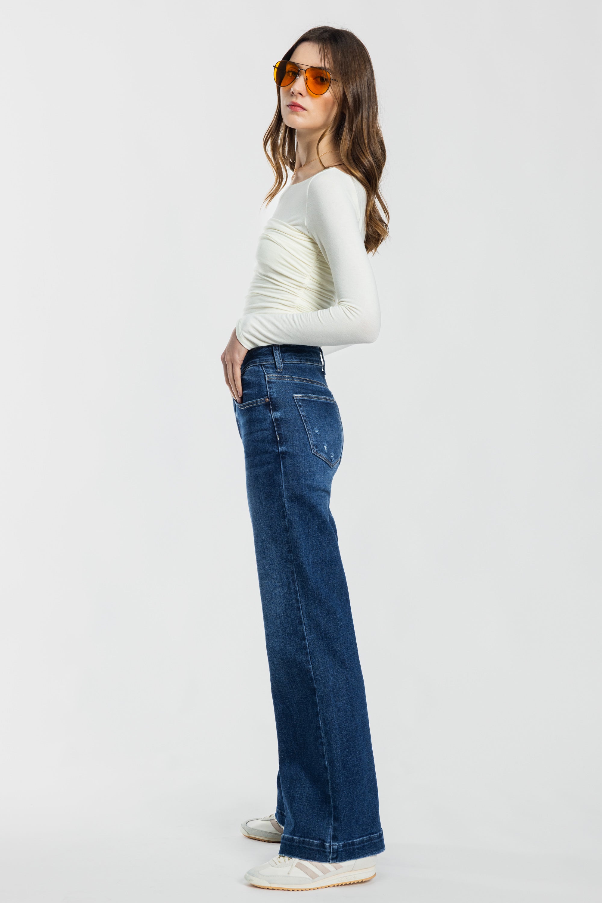 High Rise Wide Leg