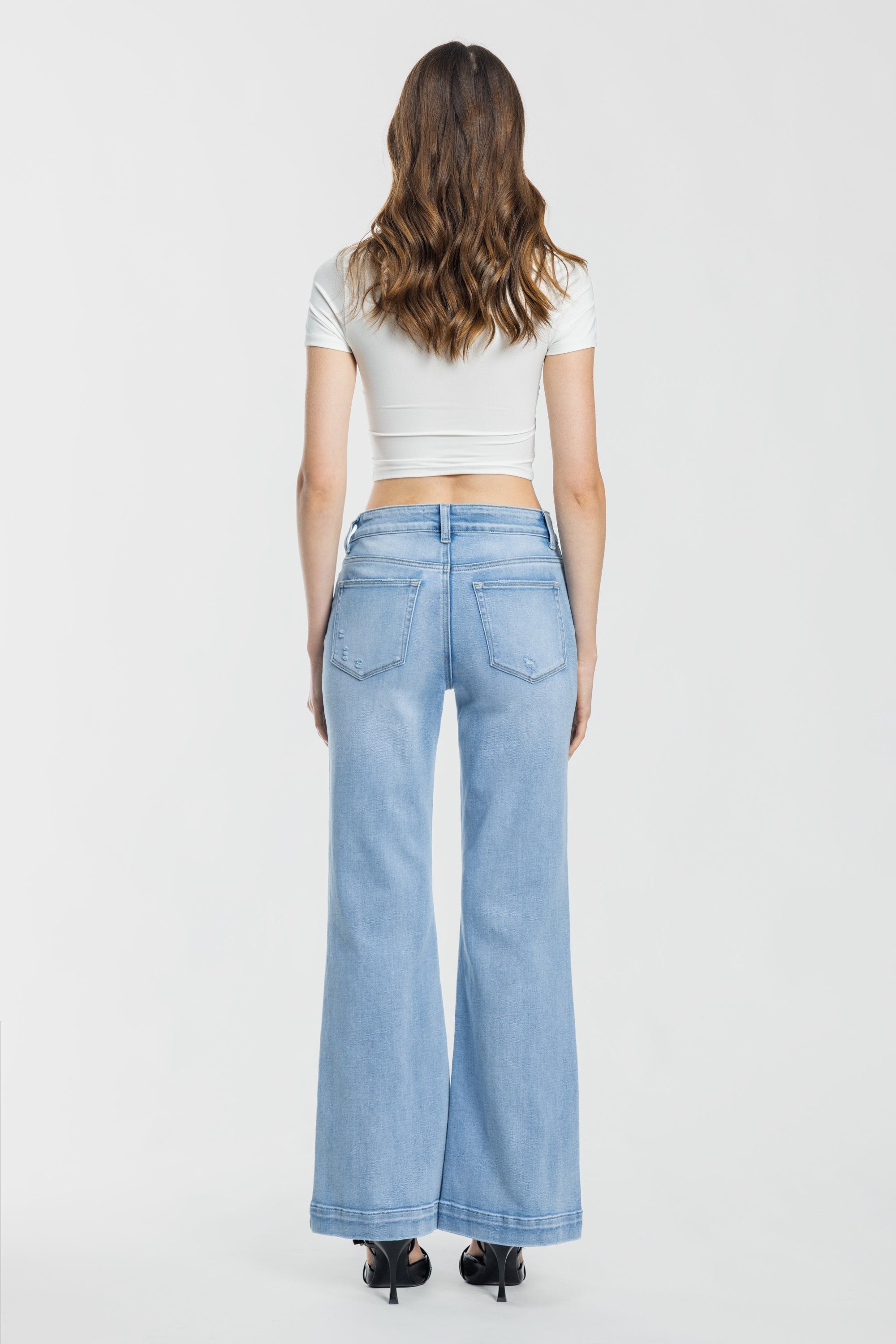 High Rise Wide Leg