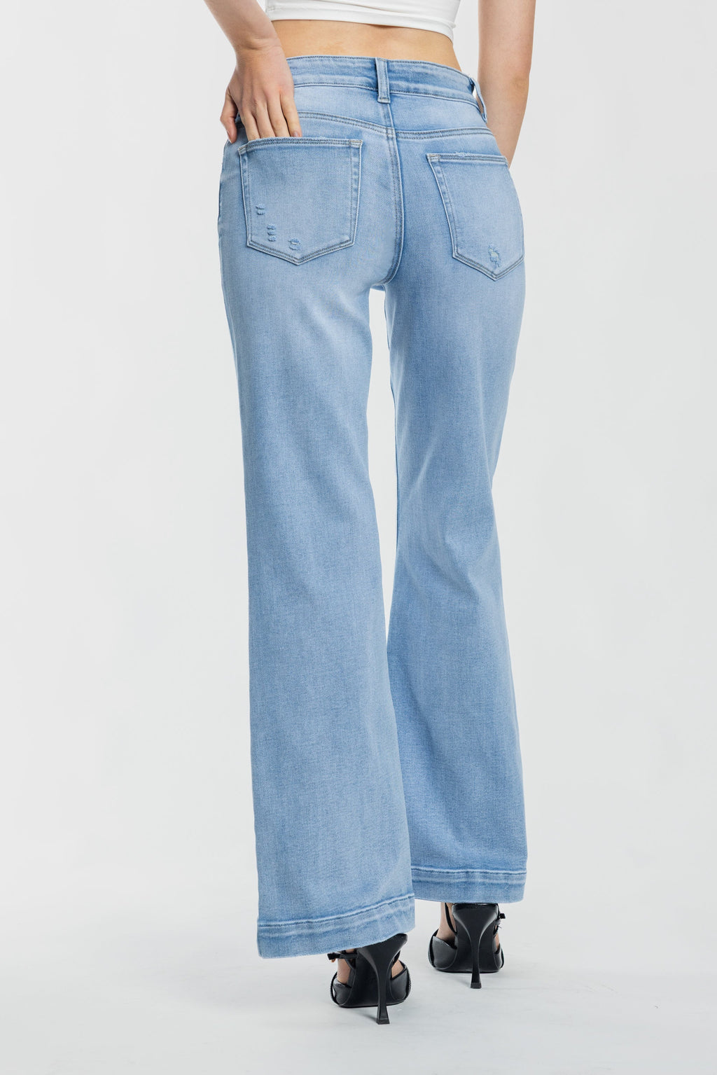 High Rise Wide Leg