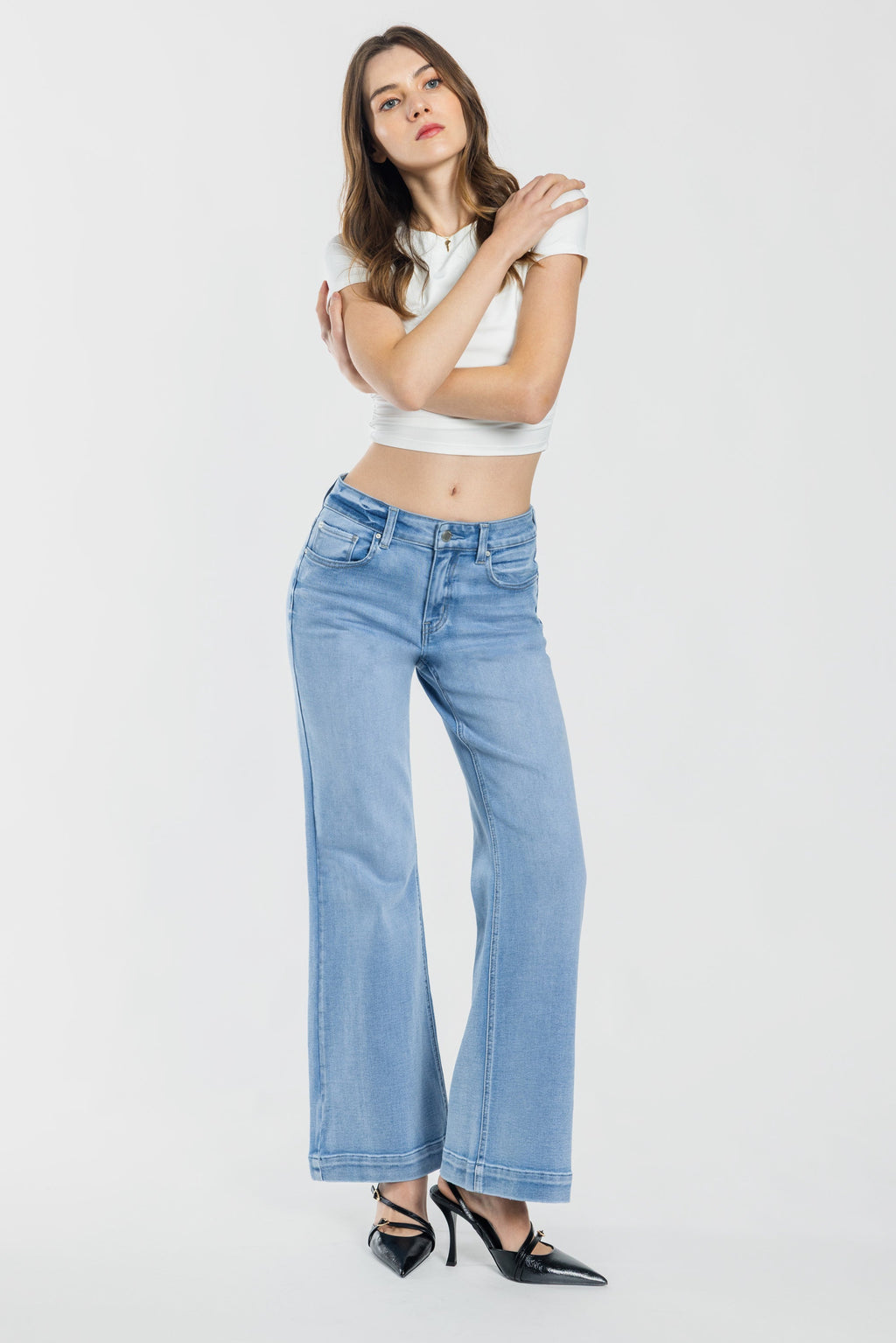 High Rise Wide Leg
