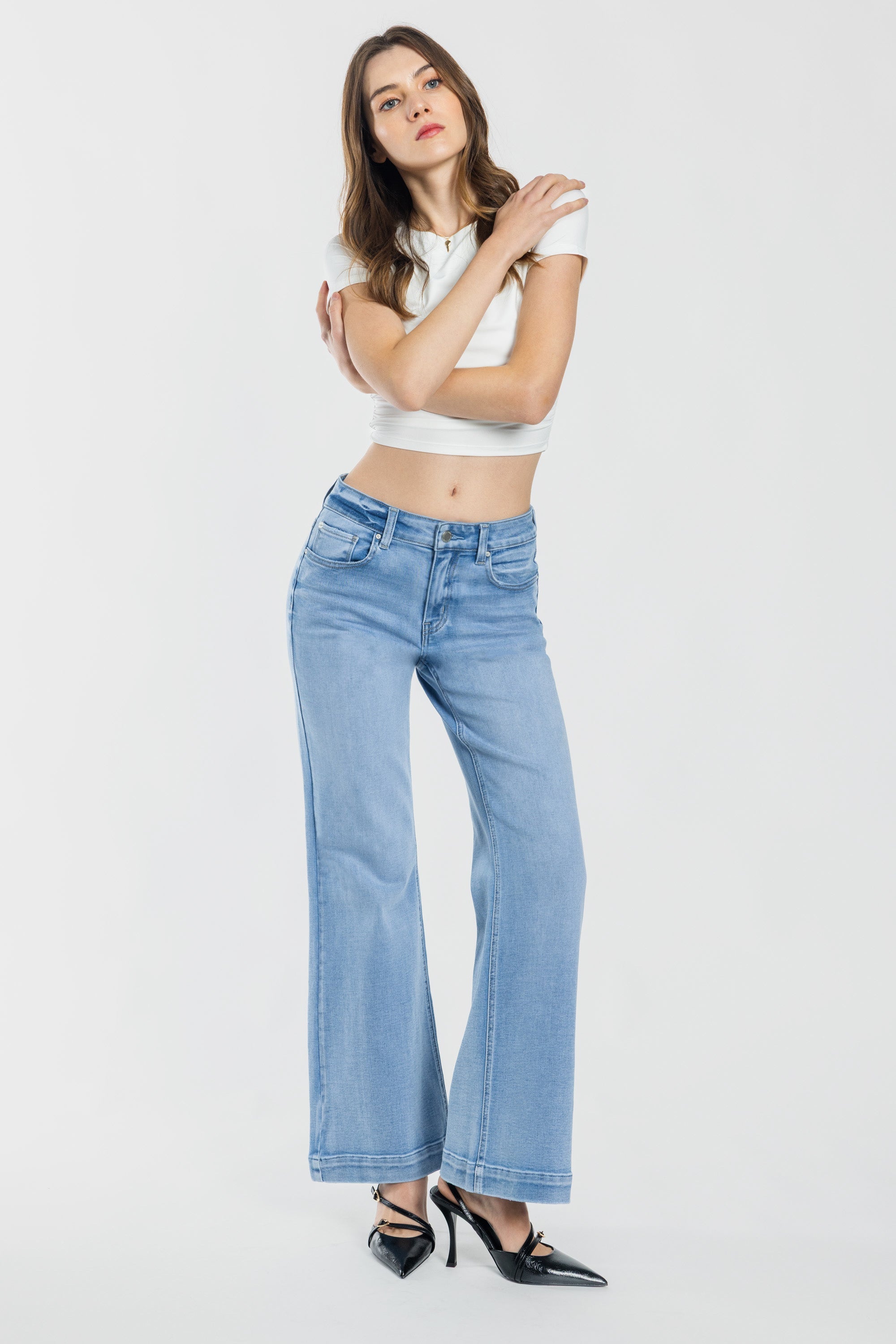 High Rise Wide Leg