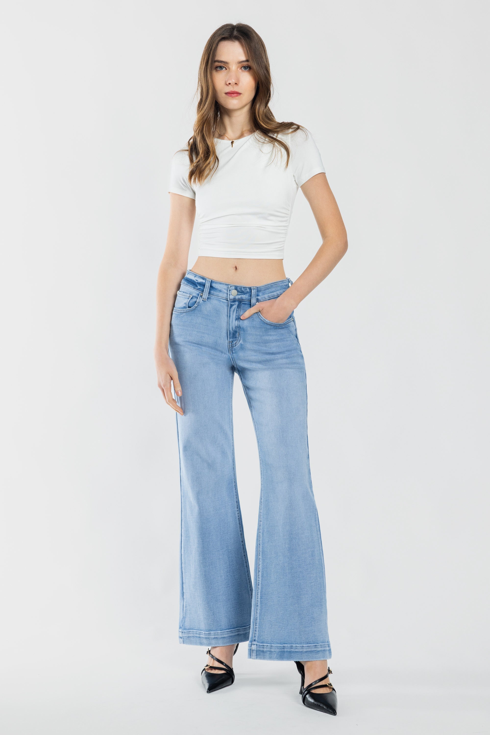 High Rise Wide Leg