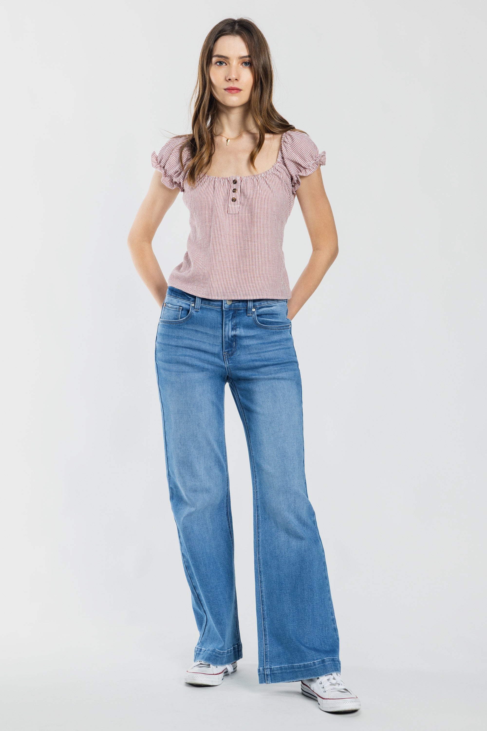 High Rise Wide Leg