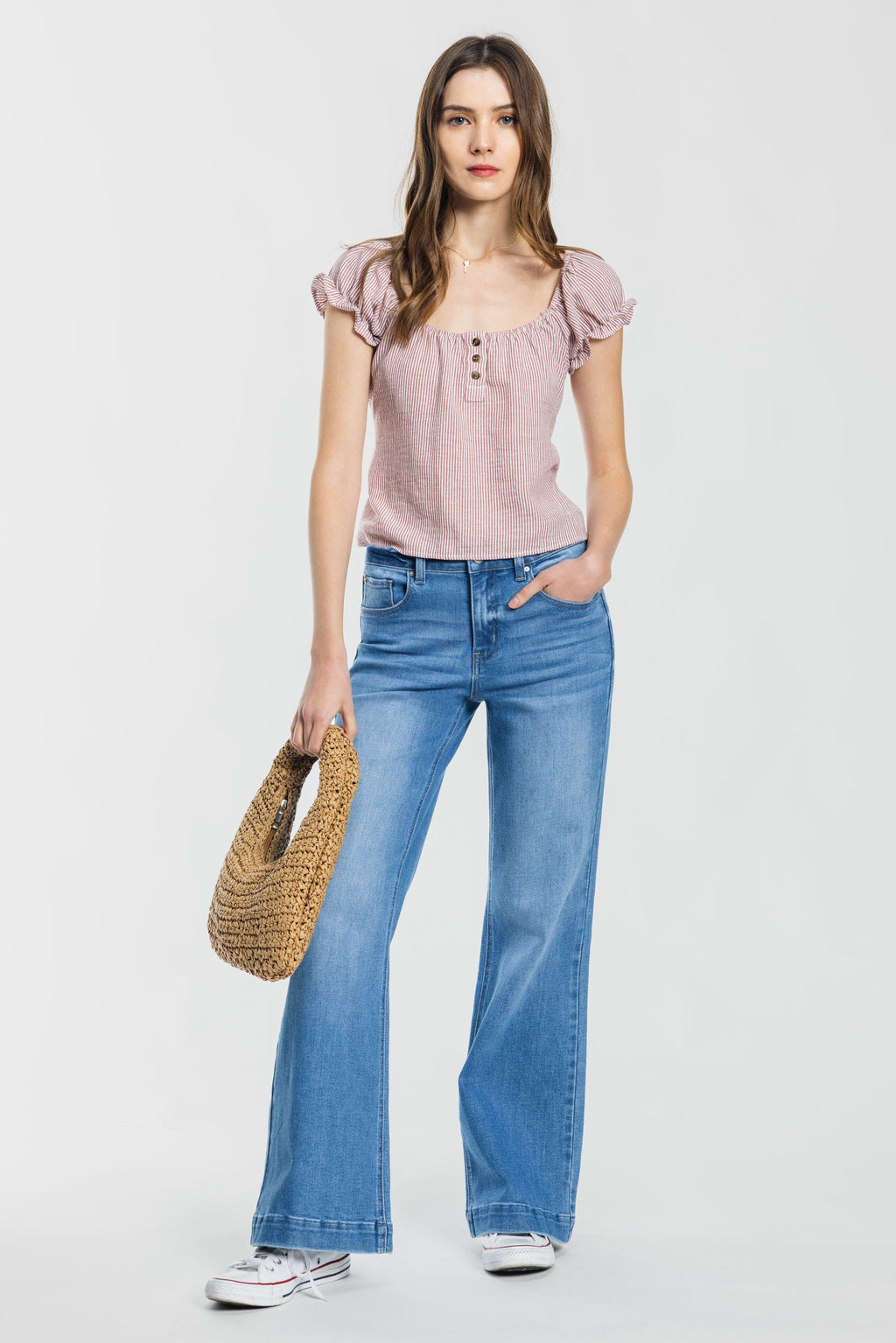 High Rise Wide Leg