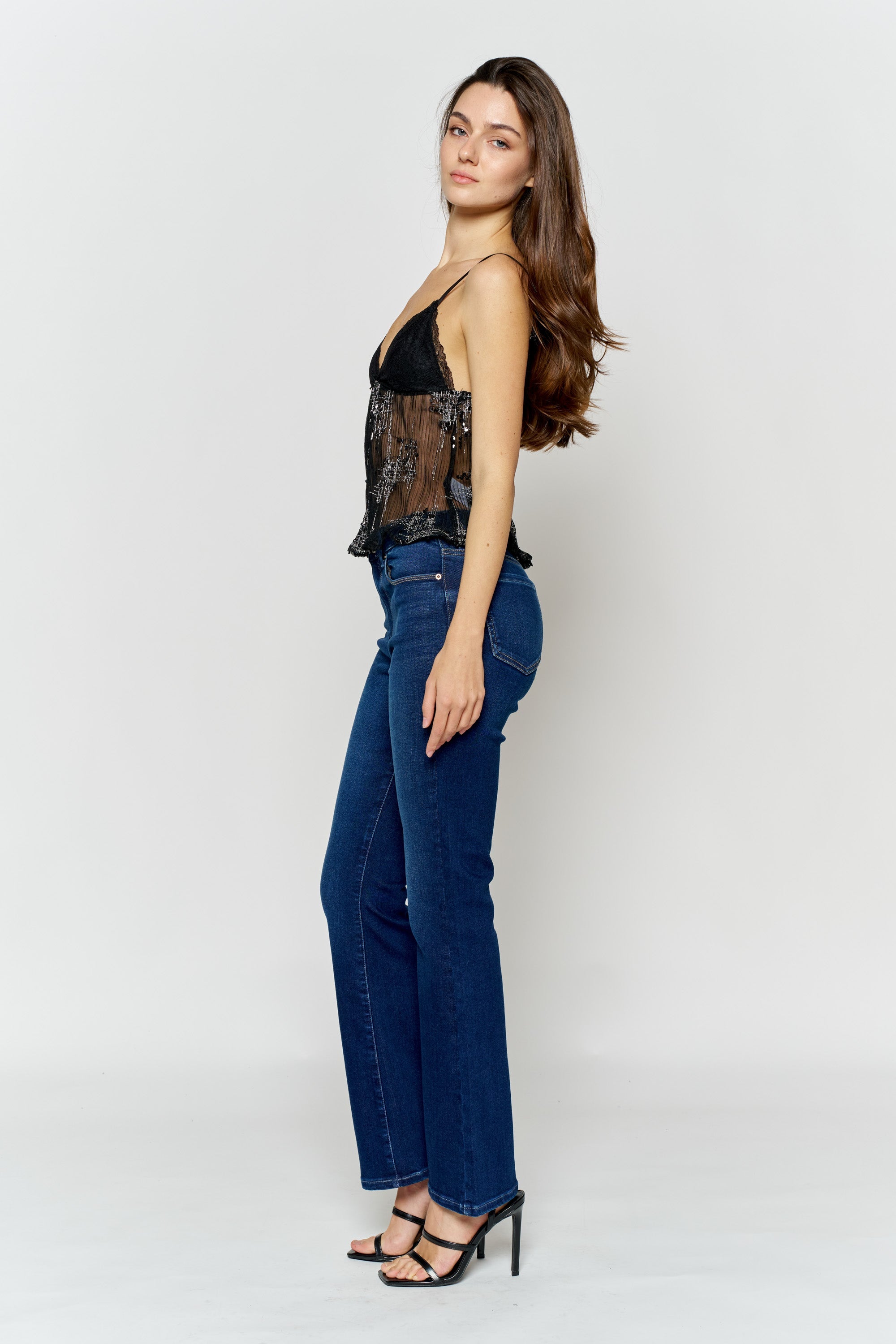 High Rise Slim Bootcut