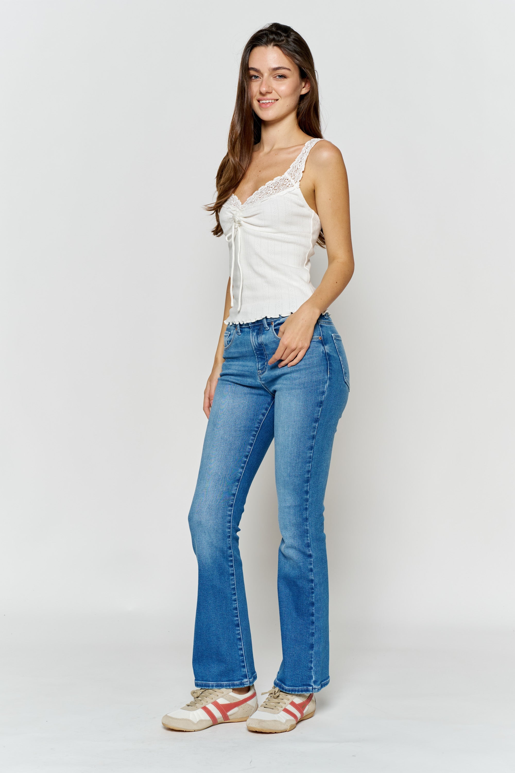 High Rise Slim Bootcut