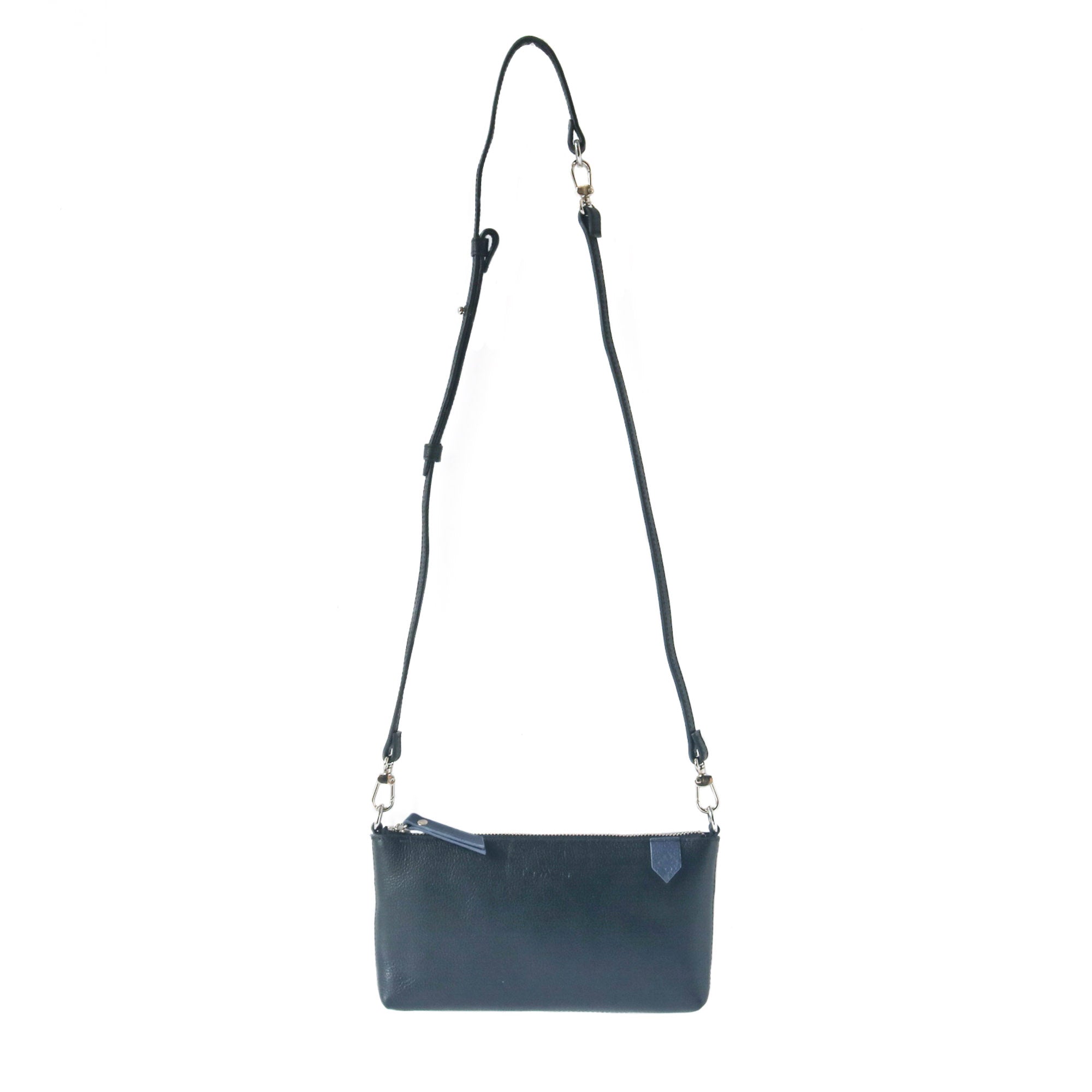 Elia Convertible Leather Bag – Clutch, Shoulder & Crossbody