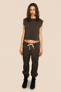 The Ana Tank 2.0 - Vintage Black