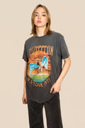 Led Zeppelin U.S Tour 1975 Sunkissed Gray Tee