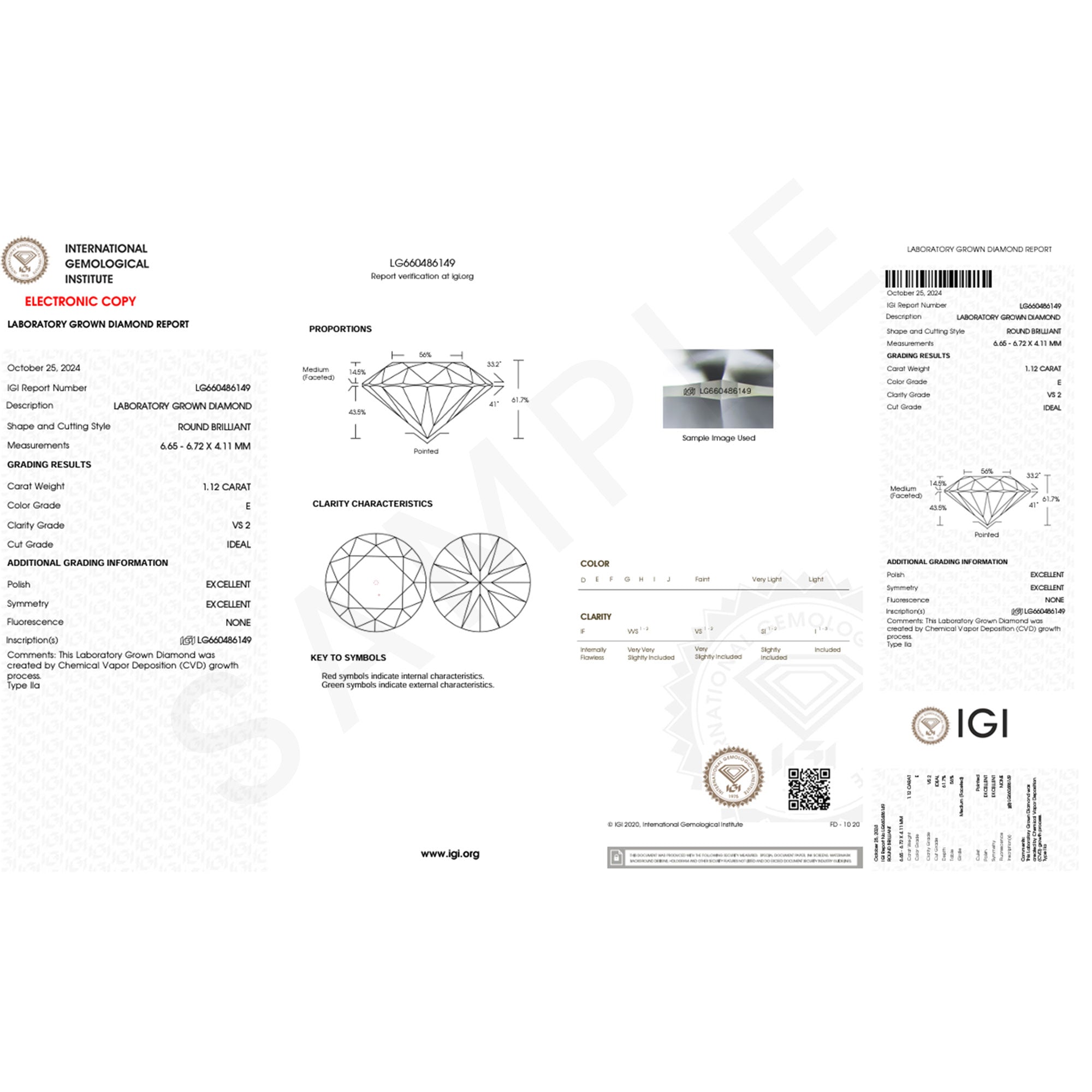 Oval Shaped 1 Carat Lab Grown Diamond Bridal Ring Set with IGI Certificate