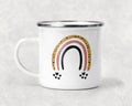 Leopard and Hearts Rainbow Mug