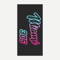Miami 305 Beach Towel