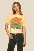 Love is the Jouney Cropped Tee