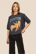 Led Zeppelin Swan Cropped Tee