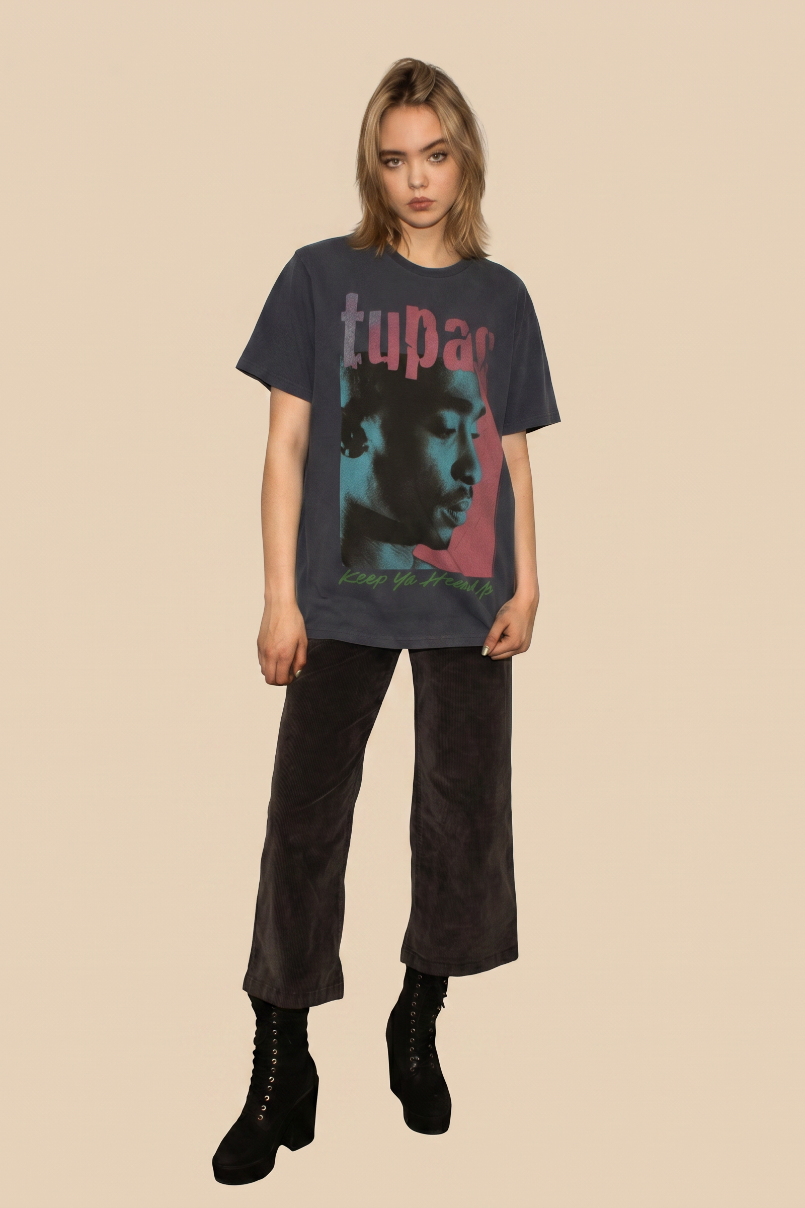 Tupac Keep Your Head Up Tee