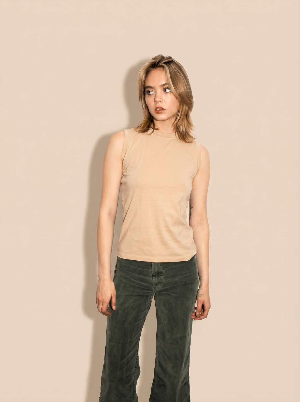 The Tunic Tank - Bone