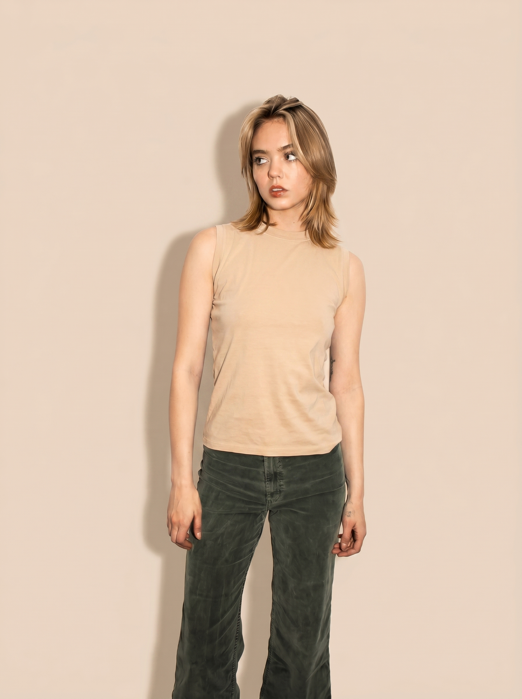 The Tunic Tank - Bone