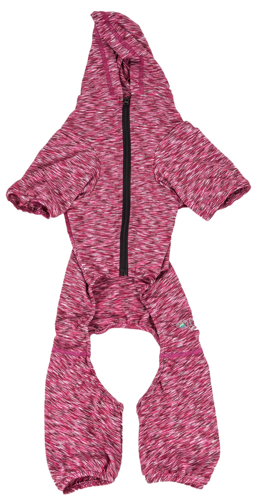 Pet Life ® Active 'Downward Dog' 4-Way-Stretch Fitness Yoga Dog Tracksuit Hoodie